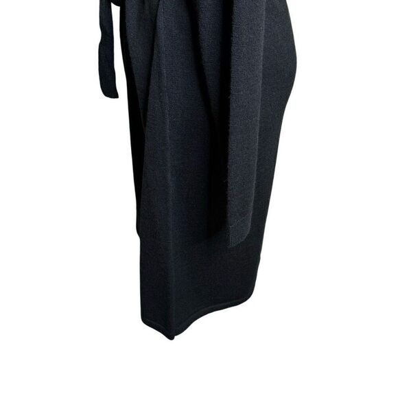 Talbots black wool turtleneck belted sweater dress size XL - Picture 3 of 13